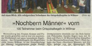 "Nochbern Männer" vorn