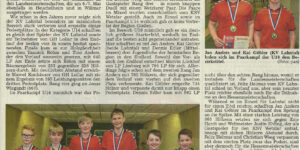 U14 fest in Hand des KV Lahntal