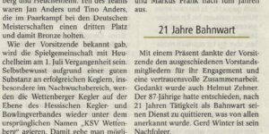 Wettenberger kegeln ohne Heuchelheim