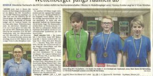 Wettenberger Jungs räumen ab