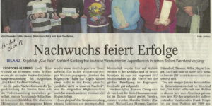 Nachwuchs feiert Erfolge