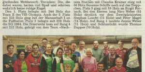 Enttäuschende Resonanz