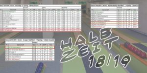 Halbzeitbilanz der Saison 2018/2019