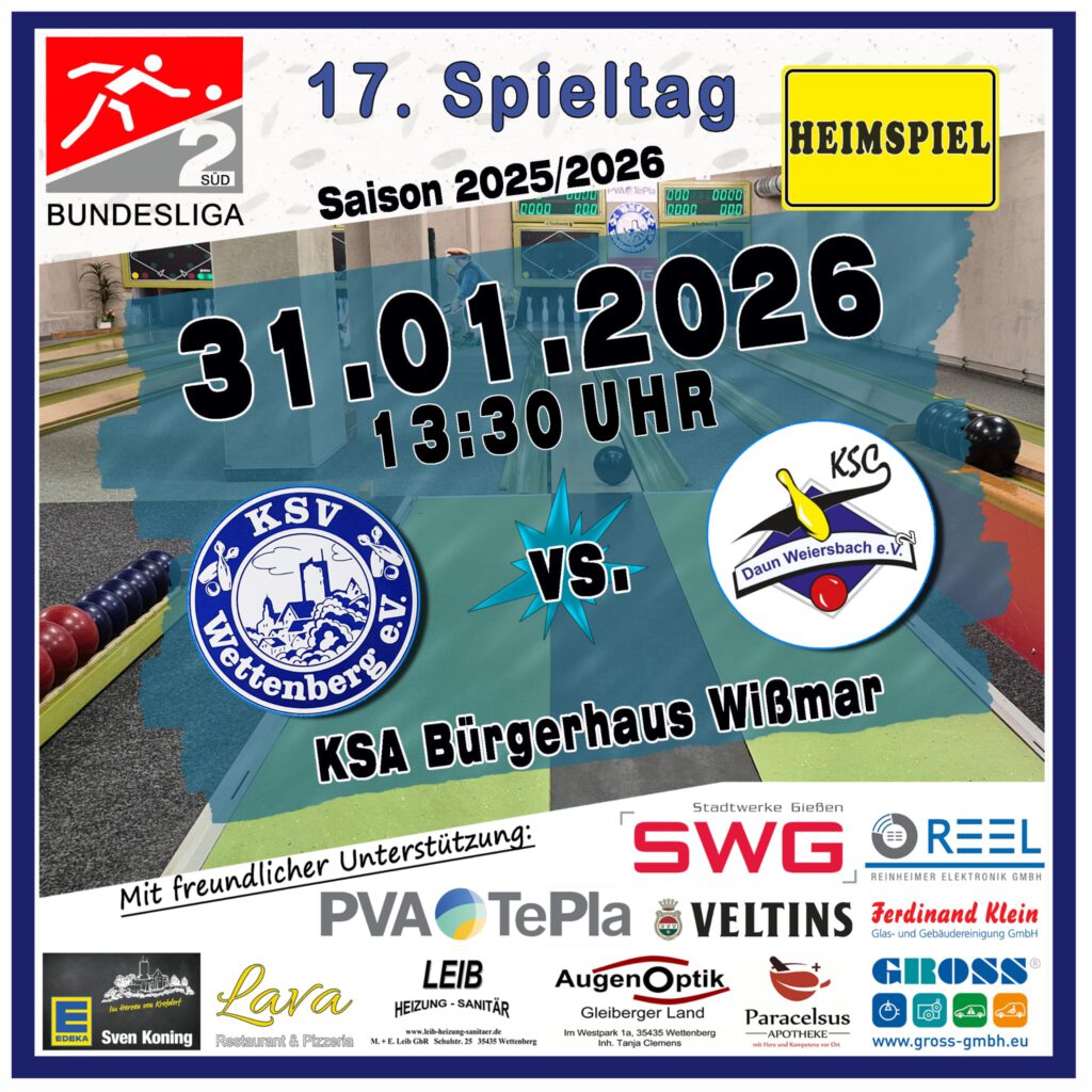 2 Bundesliga S d KC 88 Wettenberg Vorschau 17 Spieltag KSV Wettenberg 2 Bundesliga S d KC 88 Wettenberg Vorschau 17 Spieltag KSV Wettenberg